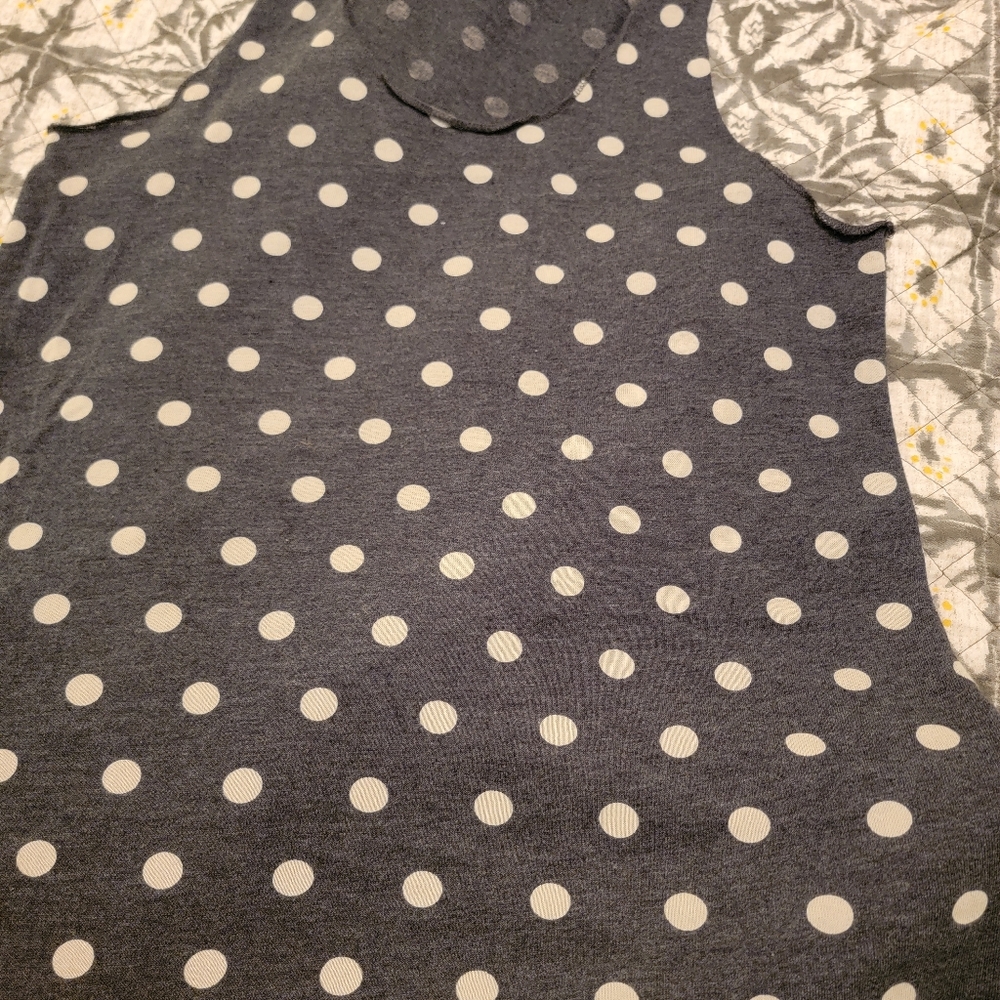 Polka dot super soft tank